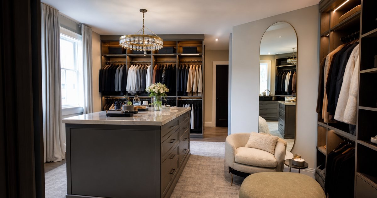 What Distinguishes A Custom Dressing Room From An Ordinary Built In Wardrobe?