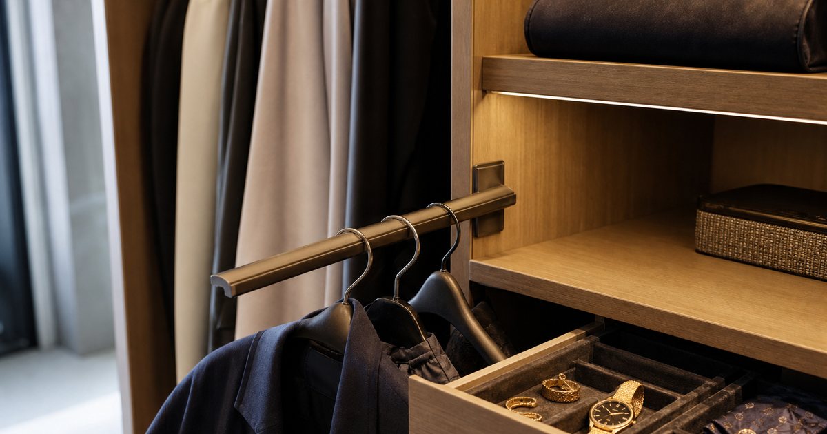 Which Storage Details Make A Luxury Closet Feel Effortless To Use Daily?